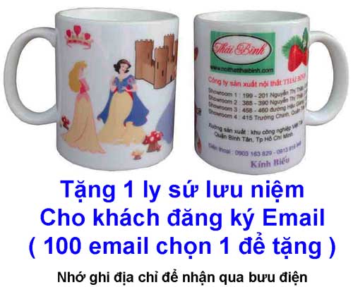 Quà tặng ly sứ