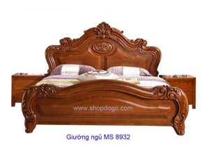 giường gỗ 8932