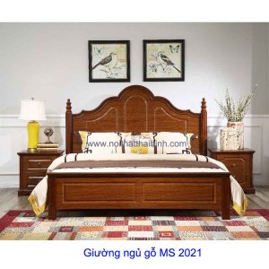 giường ngủ gỗ 2021