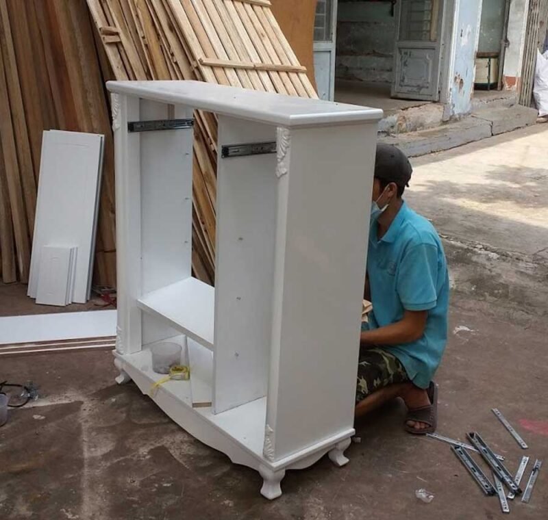 Tủ giầy MS 9022 Giá 1m0 = 3.900.000đ - Ảnh 5