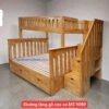 Giường tầng gỗ cao su MS 9080 3 Giường tầng gỗ cao su tự nhiên