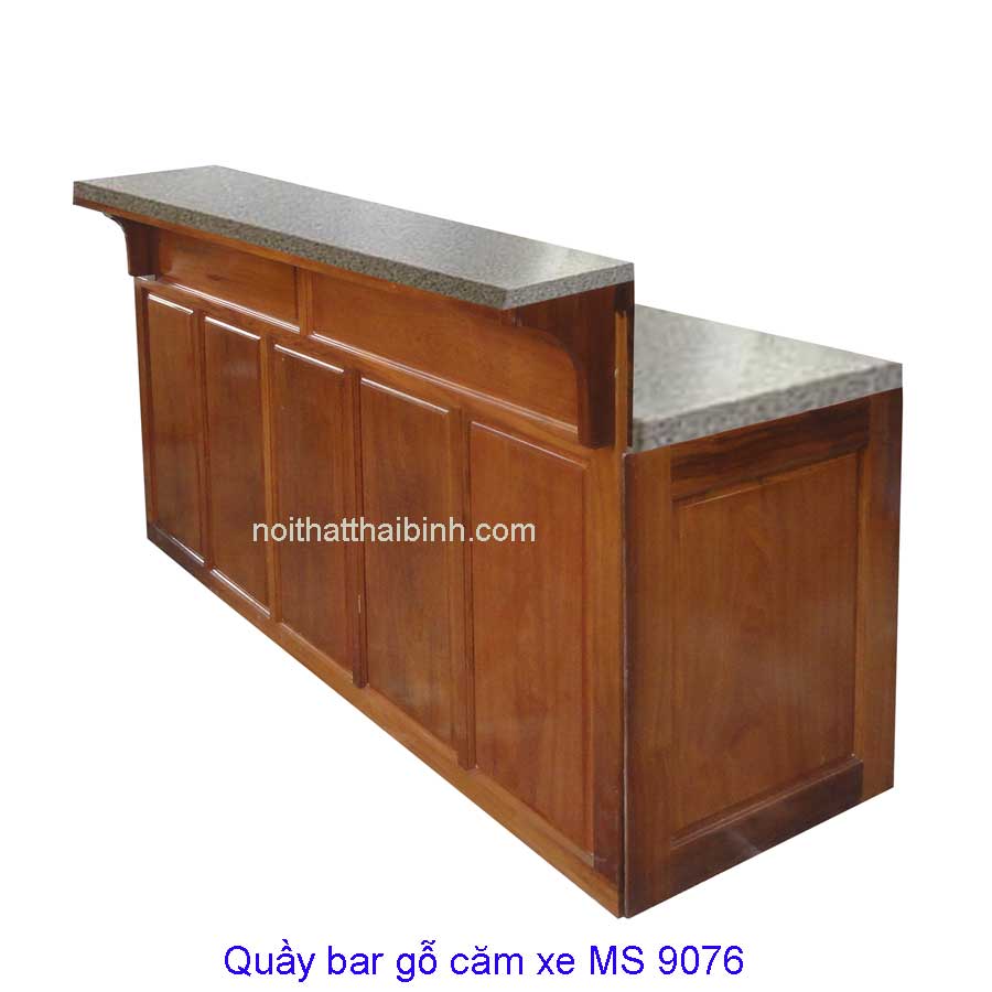 Quầy bar gỗ MS 9076 - Hàng đẹp,giá cả hợp lí,đảm bảo chất lượng