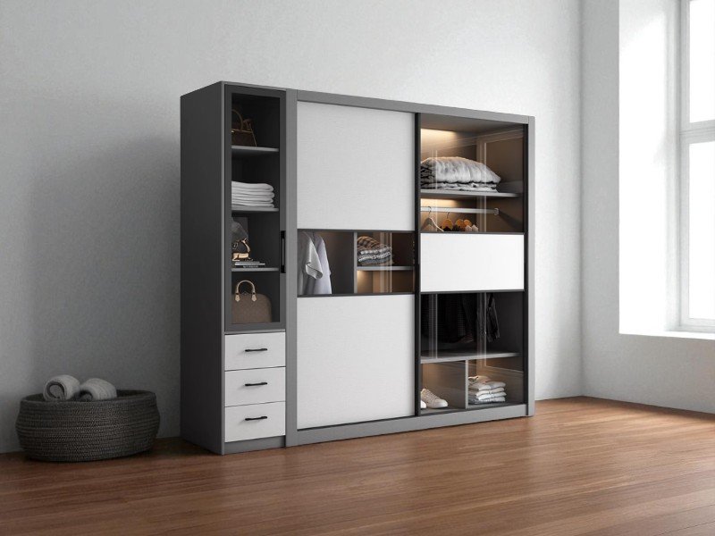 Mẫu tủ áo đẹp hiện đại