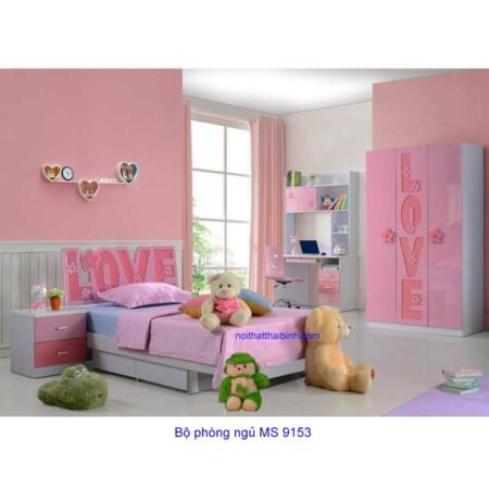 Bộ phòng ngủ trẻ em Love MS 9153 Giá : 21.600.000