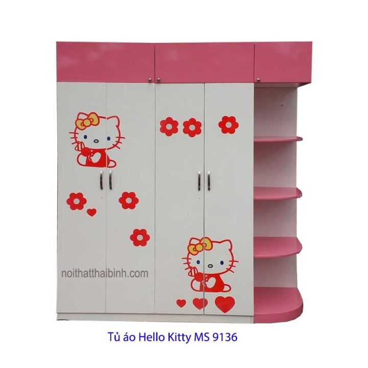 Tủ áo Hello kitty đẹp