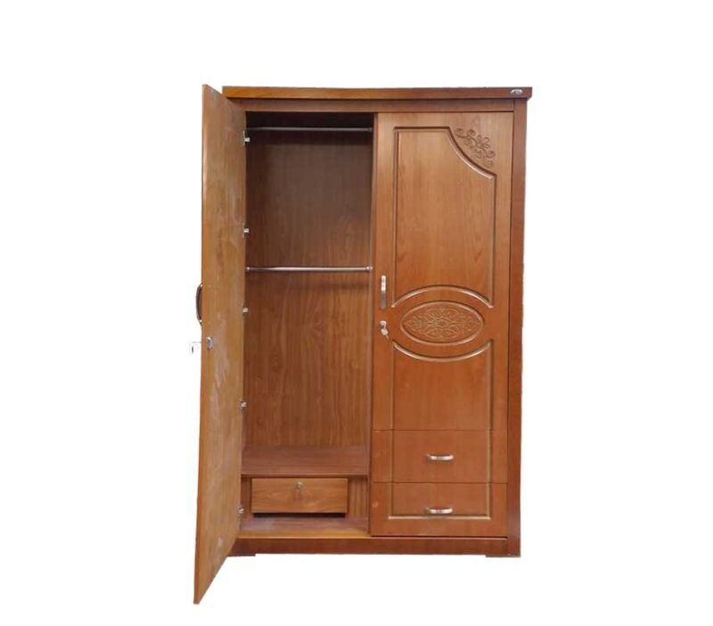 Tủ áo phủ vân gỗ MS 9196 Giá 1m0 = 5.000.000đ - Ảnh 4