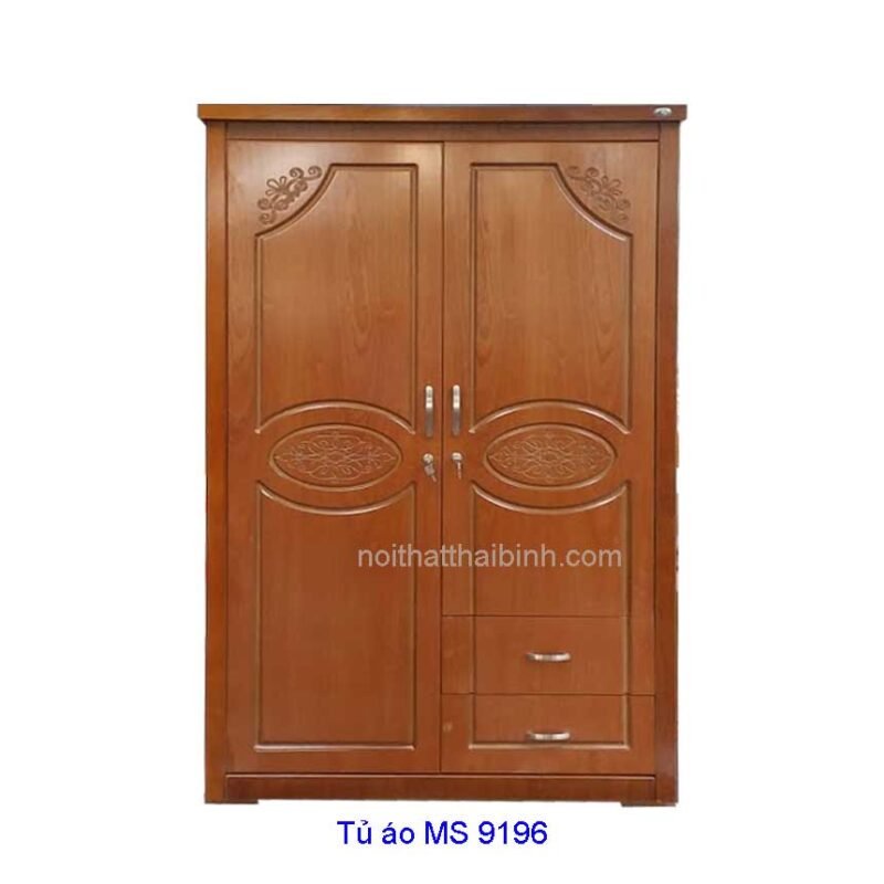 Tủ áo phủ vân gỗ MS 9196 Giá 1m0 = 5.000.000đ