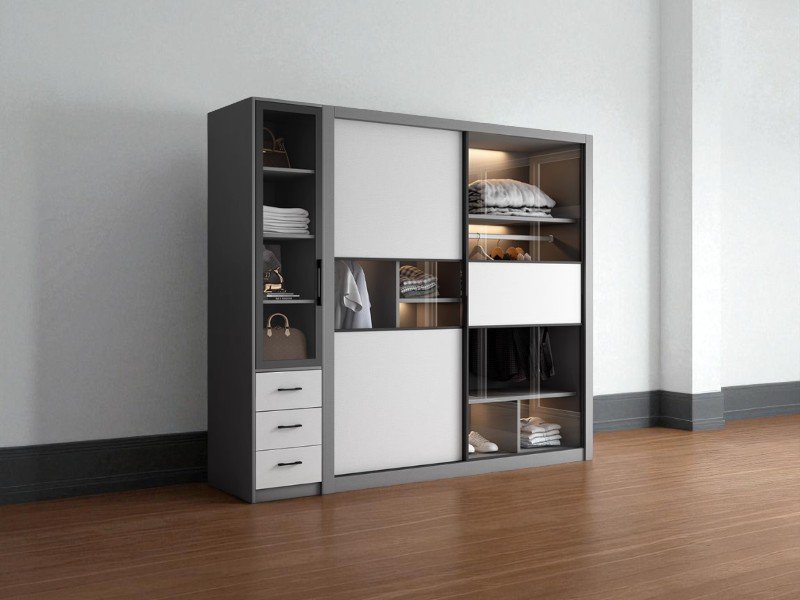 Tủ áo đẹp phong cách tân cổ điển sang trọng