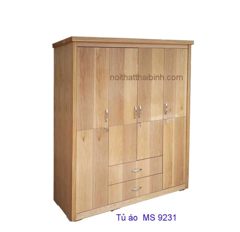 Tủ áo mdf sồi MS 9231 Giá 1m8 = 7.000.000 - Ảnh 5
