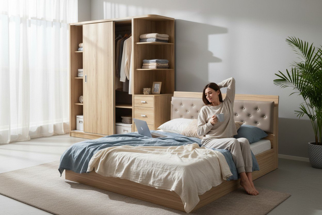 Bộ giường tủ phòng ngủ