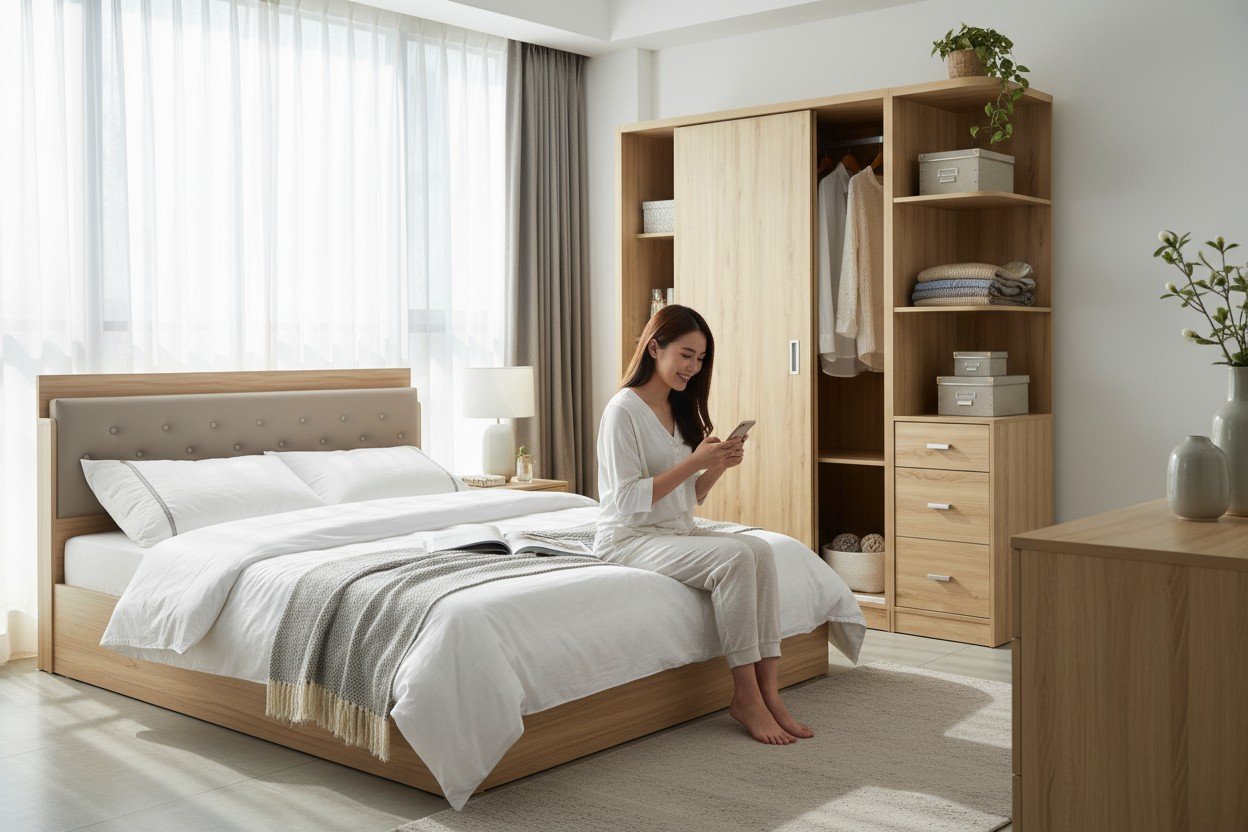 Giường tủ phòng ngủ giá rẻ