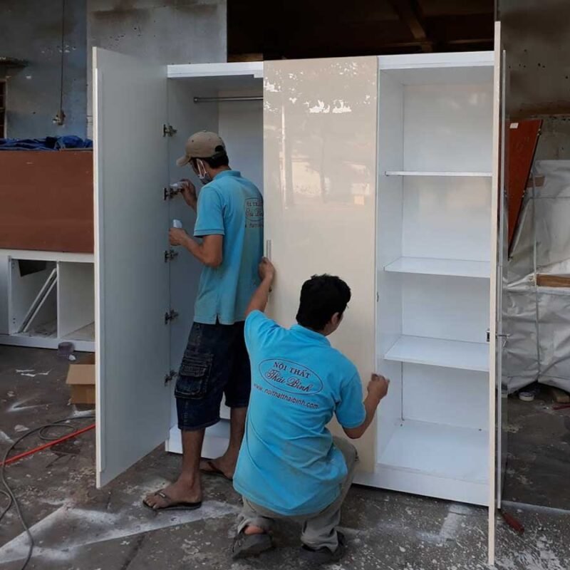 Tủ áo cửa ACRYLIC bóng gương cao cấp MS 9272 Giá 1m6 = 11.500.000 - Ảnh 6