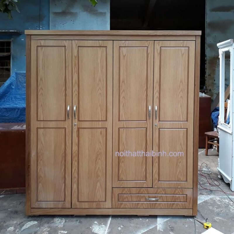 Tủ áo vân gỗ sồi MS 9260 Giá 1m8 = 7.000.000 - Ảnh 2