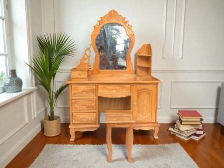 Bàn trang điểm hiện đại gỗ