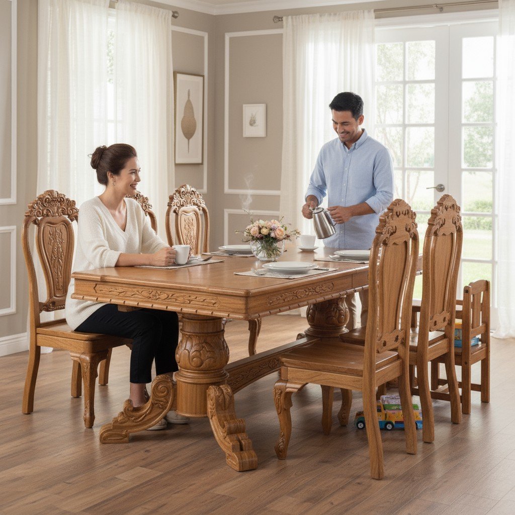 Nội Thất Gỗ - Giải Pháp Hoàn Hảo Cho Không Gian Sống Hiện Đại 16 Bộ bàn ghế nội thất gỗ phòng khách cao cấp sang trọng