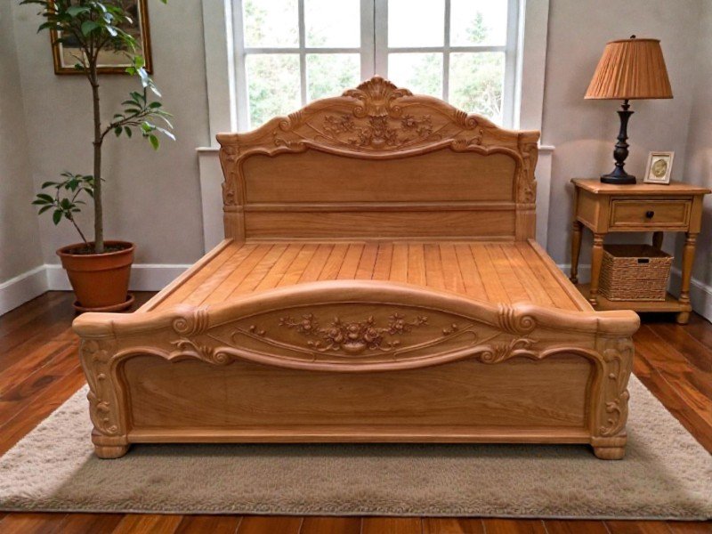 Giường ngủ hiện đại giá rẻ gỗ MDF chất lượng cao