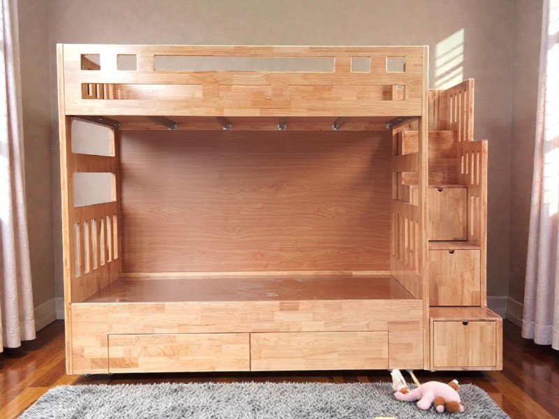 Giường tầng gỗ lựa chọn tối ưu cho không gian nhỏ 2025 12 Giường tầng gỗ