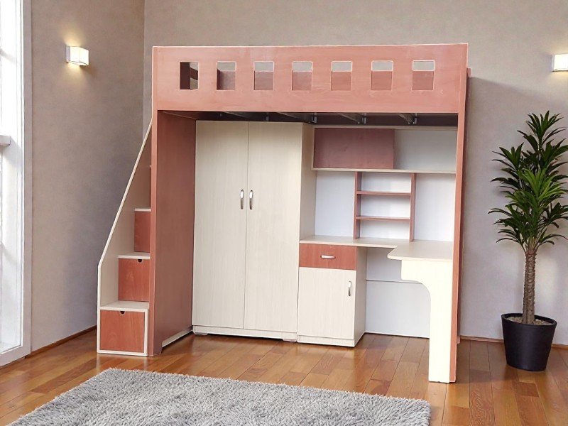 Giường tầng gỗ lựa chọn tối ưu cho không gian nhỏ 2025 23 Giường tầng giá rẻ