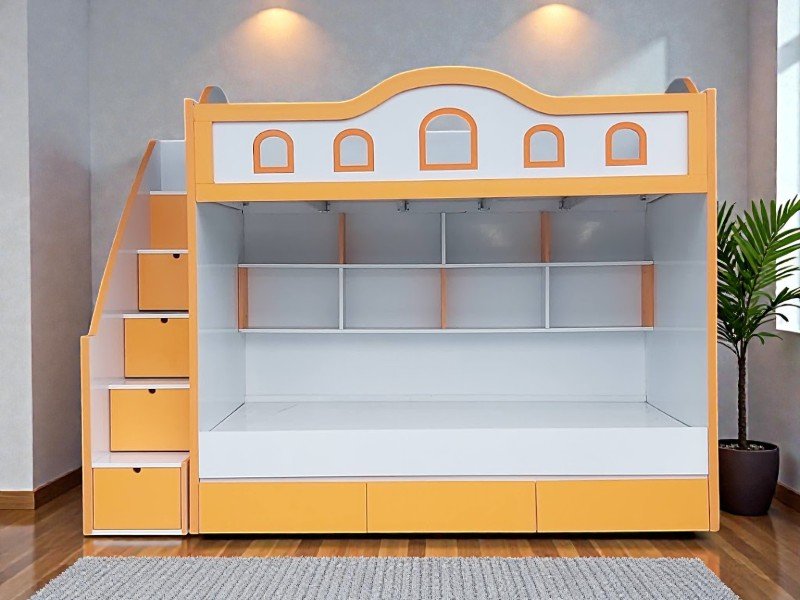 Giường tầng gỗ lựa chọn tối ưu cho không gian nhỏ 2025 22 Giường tầng giá rẻ