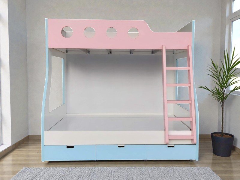 Giường tầng gỗ lựa chọn tối ưu cho không gian nhỏ 2025 18 Giường tầng gỗ công nghiệp