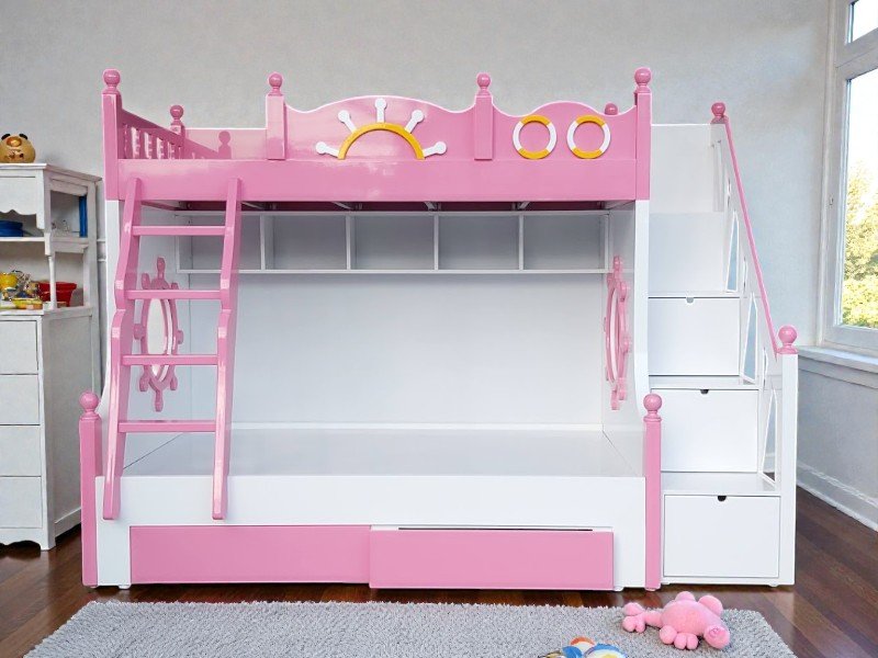 Giường tầng bé gái