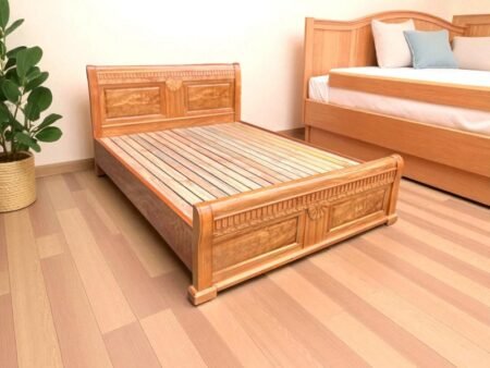 Giường gỗ tự nhiên