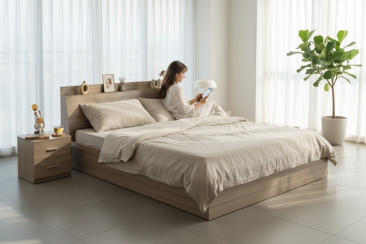 Mẫu giường đẹp hiện đại cho căn hộ TPHCM