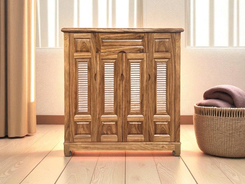 Tủ giày gỗ