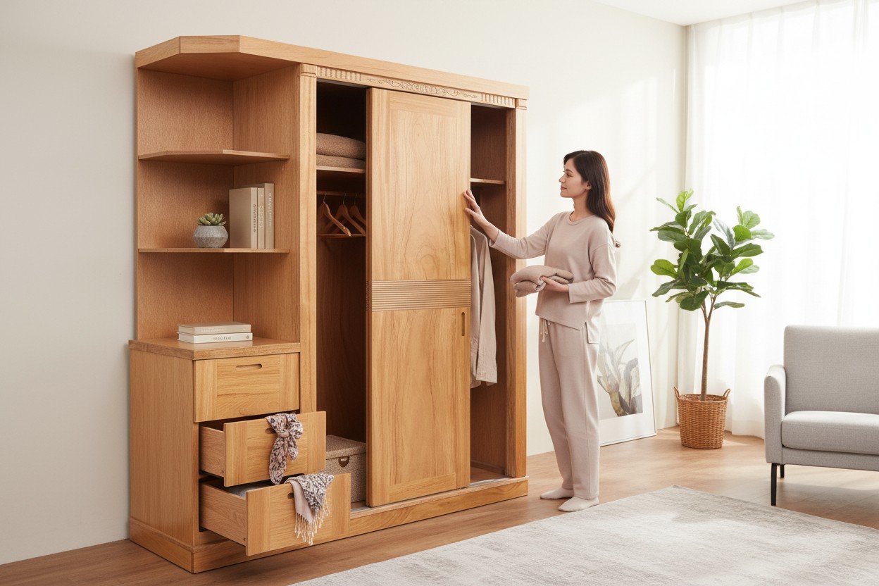 Bán Tủ Quần Áo Gỗ Cao Cấp - Giá Tốt Nhất TPHCM 2025 29 Mua tủ quần áo TPHCM