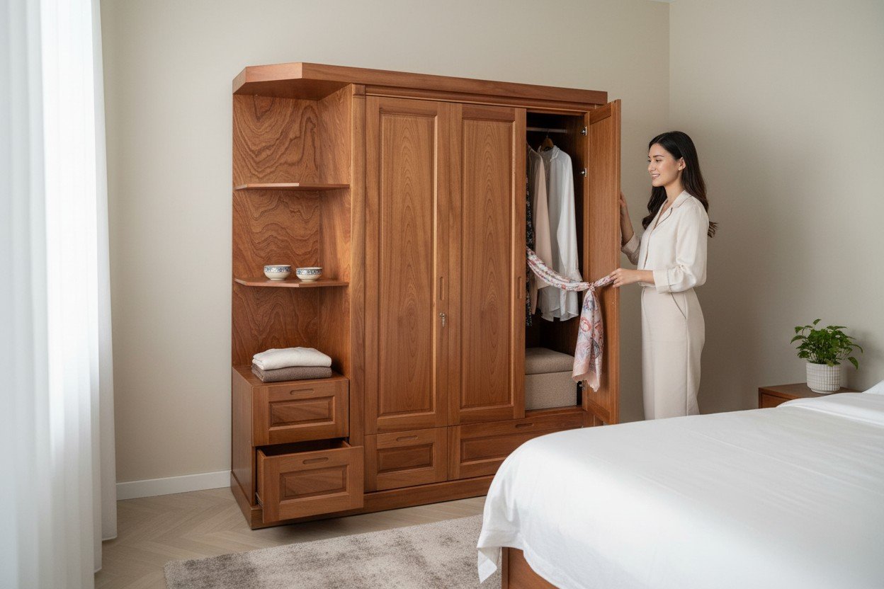 Bán Tủ Quần Áo Gỗ Cao Cấp - Giá Tốt Nhất TPHCM 2025 16 Mua tủ quần áo TPHCM