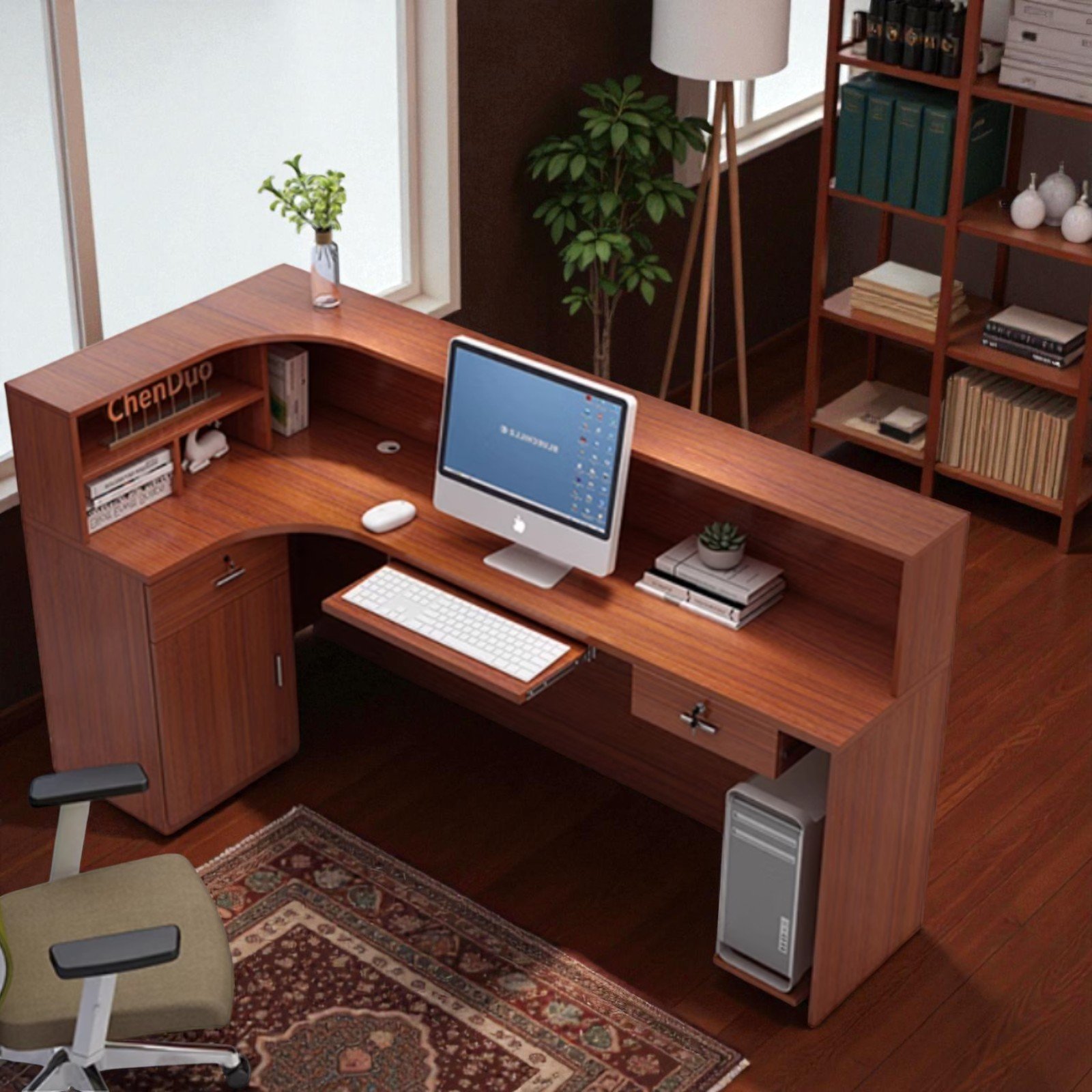 Quầy lễ tân hiện đại