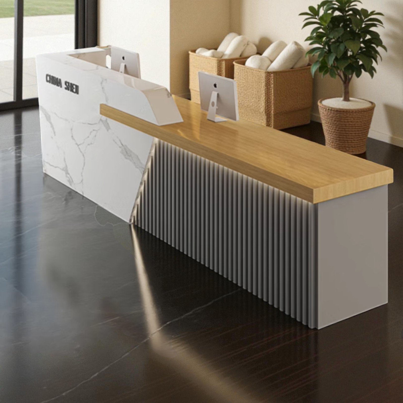 Quầy thu ngân shop đẹp hiện đại cho không gian kinh doanh 20 Quầy thu ngân hiện đại