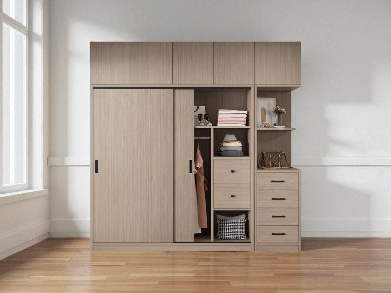 Tủ áo gỗ tự nhiên