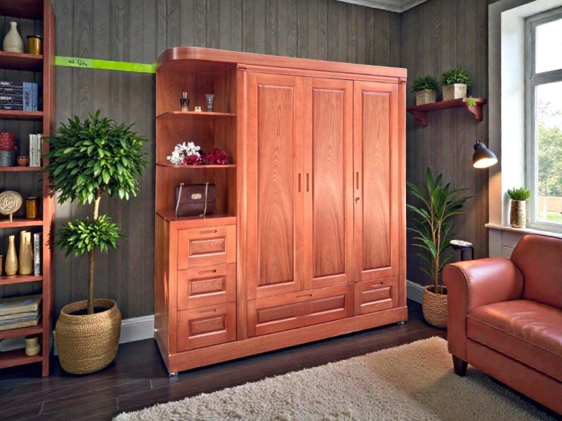 Tủ áo gỗ tự nhiên hcm