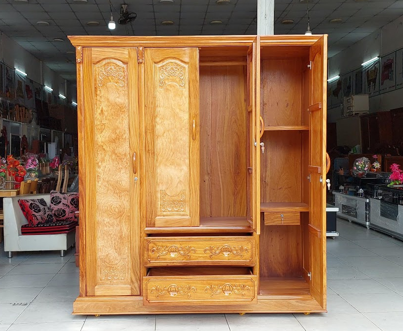 Tủ đựng quần áo giá rẻ tại TPHCM 3 cánh, 4 cánh đẹp 21 Tủ đựng quần áo giá rẻ tại TPHCM