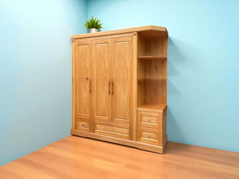 Tủ đựng quần áo giá rẻ tại TPHCM 3 cánh, 4 cánh đẹp 25 Tủ đựng quần áo giá rẻ tại TPHCM