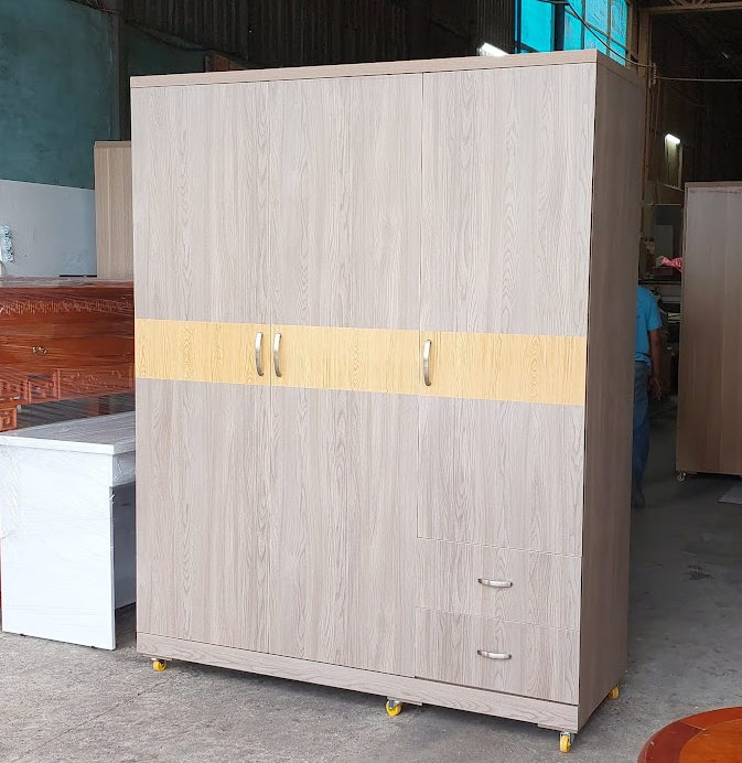 Tủ đựng quần áo giá rẻ tại TPHCM 3 cánh, 4 cánh đẹp 18 Tủ đựng quần áo giá rẻ tại TPHCM