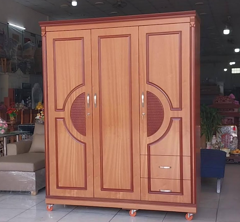 Tủ quần áo gỗ đẹp bền theo thời gian – Mẫu mới nhất 2025 28 Tủ quần áo gỗ