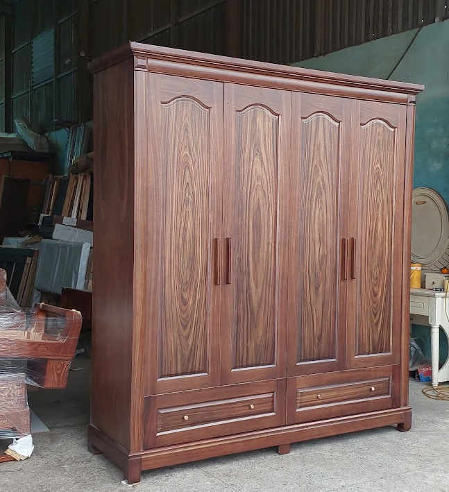 Tủ quần áo gỗ đẹp bền theo thời gian – Mẫu mới nhất 2025 44 Tủ quần áo gỗ