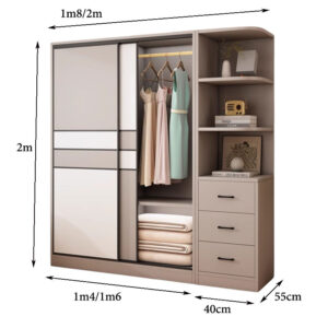 Tủ quần áo cửa lùa tphcm