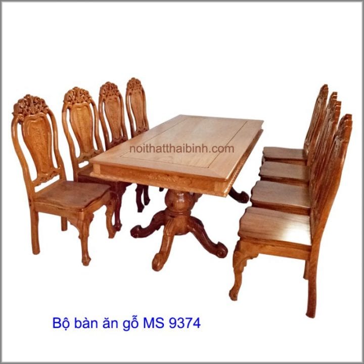 Bộ bàn ăn gỗ MS 9374