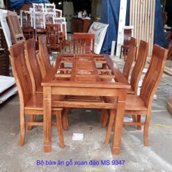 bộ bàn ăn gỗ 9347