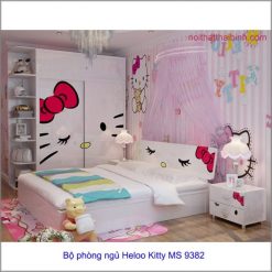 Bộ phòng ngủ Hello Kitty MS 9382