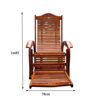 Ghế gỗ thư giãn căm xe MS 9025 Ghế gỗ thư giãn căm xe MS 9025