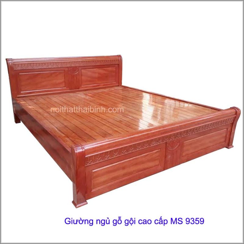 giường gỗ cao cấp 9359