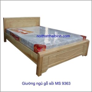 giường ngủ gỗ sồi 9363