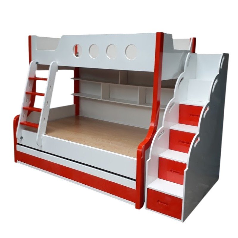 Giường tầng trẻ em MS 9412 7 Giường 2 tầng cho bé