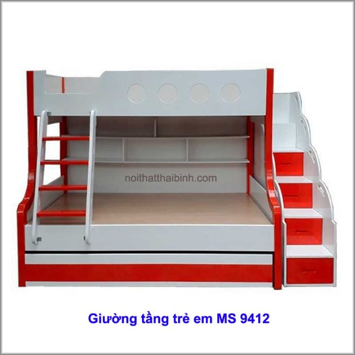 Giường 2 tầng cho bé MS 9412