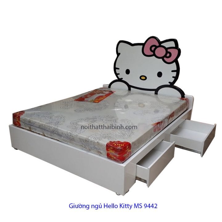 Giường ngủ hình Hello Kitty