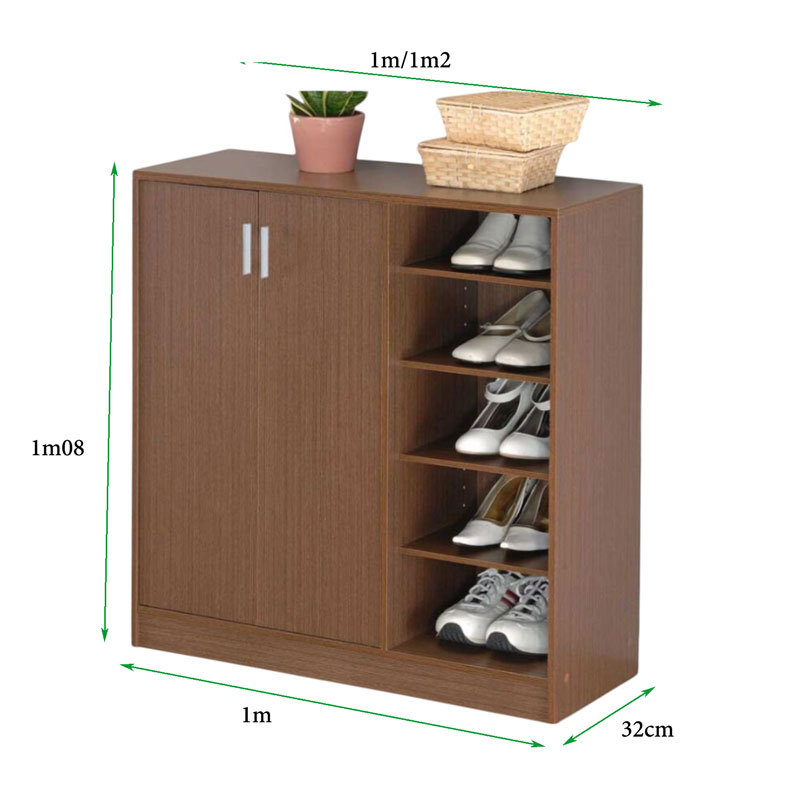 Tủ đựng giầy dép MS 9468 Giá 1m0 = 1.900.000 6 Tủ đựng giầy dép bằng gỗ giá rẻ